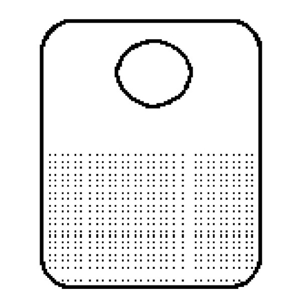 Kadee #80 Clear Plastic Self Stick Hang Tabs (108) Per Package