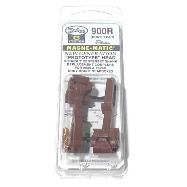 Kadee #900R Type E Straight Centerset Coupler Only Rust G Scale