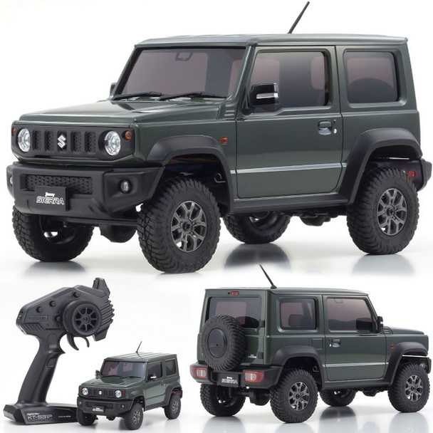 Kyosho 32523GR Mini-Z 4X4 Suzuki Jimny Sierra Jungle Green RTR Crawling Car