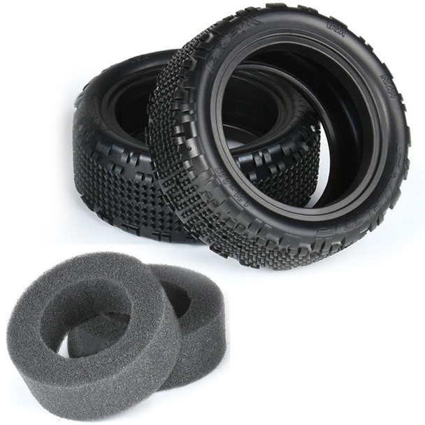 Pro-Line 8284-104 Prism 2.0 2.2" 4WD Off-Road Soft Carpet Buggy Front Tires (2)