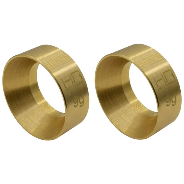 Hot Racing SXTF2612H 9g Brass Kmc Machete Wheel Weights SCX24