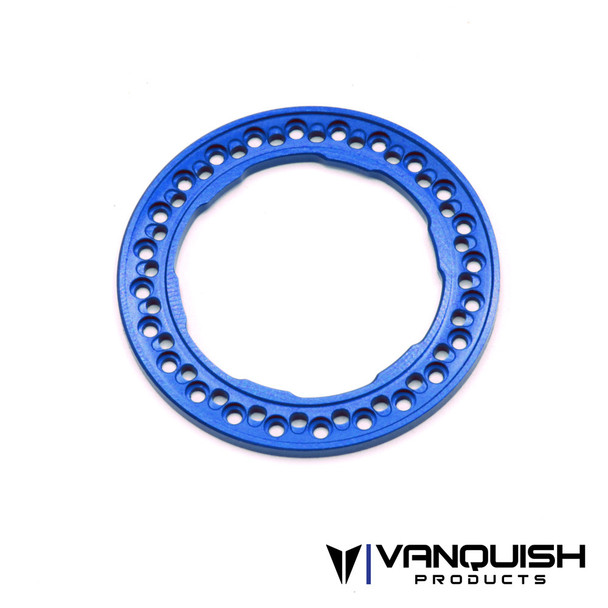 Vanquish VPS05164 1.9 Aluminum Dredger Beadlock Ring Blue Anodized