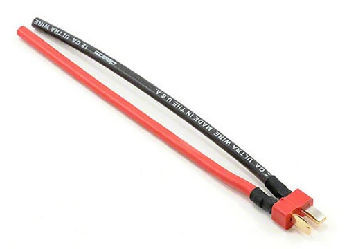 W.S. Deans Male 5" Ultra Plug w/Pigtail 12 gauge wire