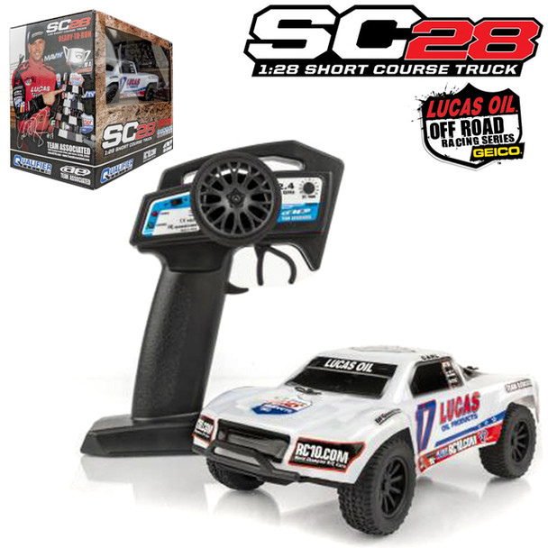 Team Associated 1:28 SC28 2WD Lucas Oil Edition Short Course Truck RTR ASC20150