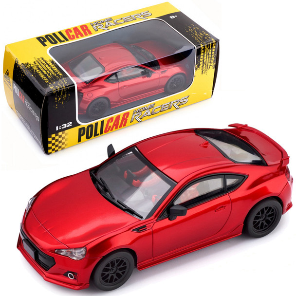 Slot It  Policar CT01y Subaru BRZ - Red 1/32 Scale Slot Car