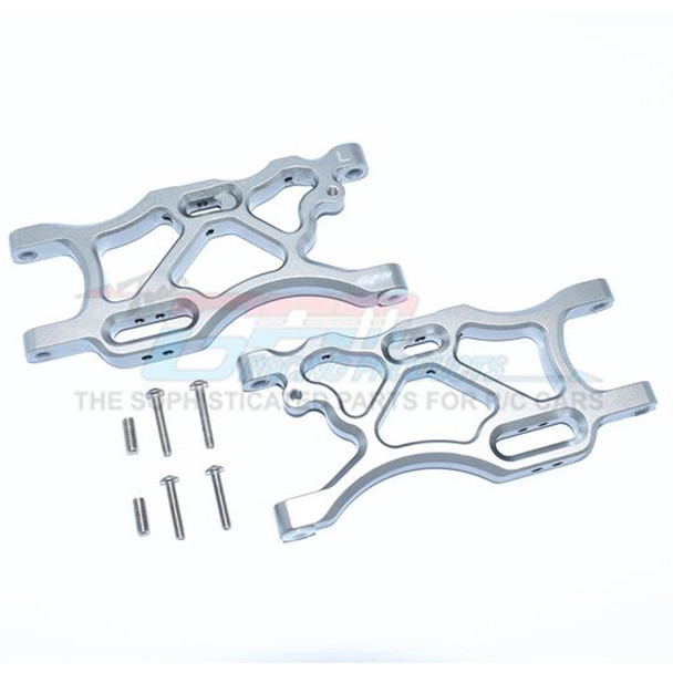 GPM Racing Aluminum Rear Lower Arms Set Grey : Limitless / Infraction / Typhon