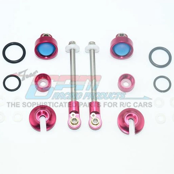 GPM Alloy Full Damper Rebuild Kit for GPM Optional Front Shocks Red : 4X4 Granite / Big Rock