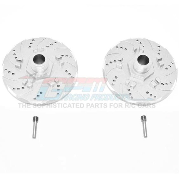 GPM Alum +6mm Hex w/ Brake Disk & w/ Silver Lining (4Pcs) Silver : Infraction