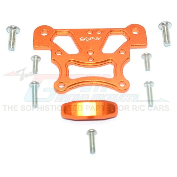 GPM Racing Aluminum Front Top Plate Orange : Kraton / Outcast / Notorious 6S BLX