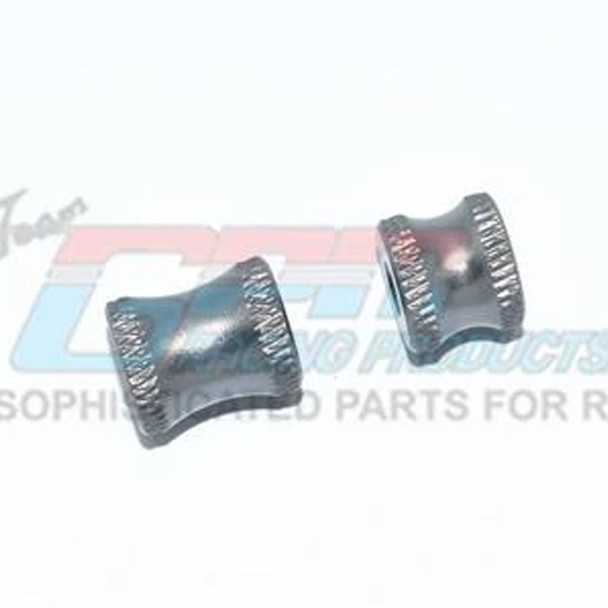 GPM Aluminum Collar for Rear Chassis Brace Grey : Kraton / Notorious / Talion