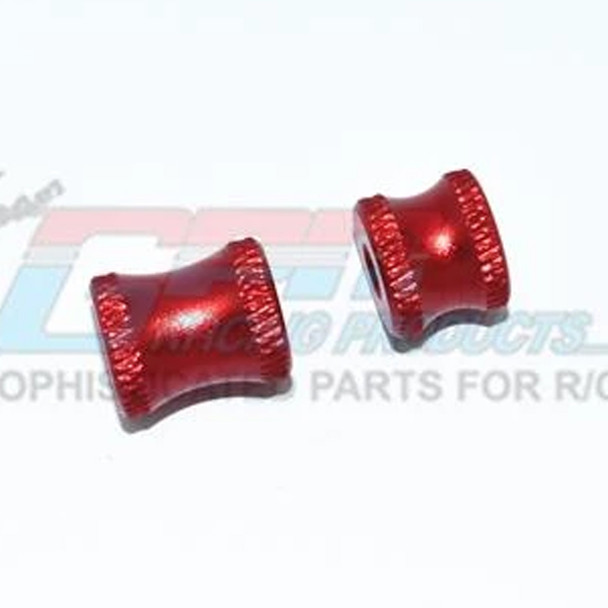 GPM Aluminum Collar for Rear Chassis Brace Red : Kraton / Notorious / Talion