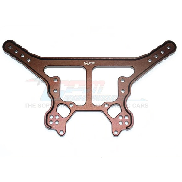 GPM Racing Aluminum Rear Damper Plate (1Pc) Brown : Kraton / Outcast / Talion