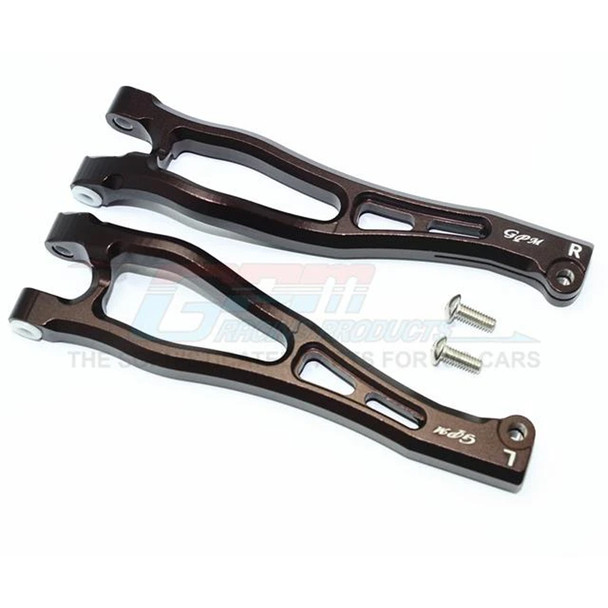 GPM Racing Aluminum Front Upper Arms Brown : Kraton / Outcast / Notorious