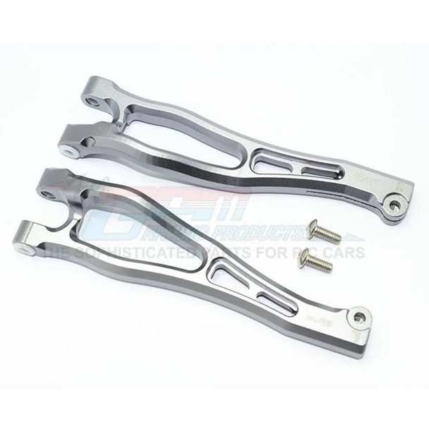 GPM Racing Aluminum Front Upper Arms Grey : Kraton / Outcast / Notorious