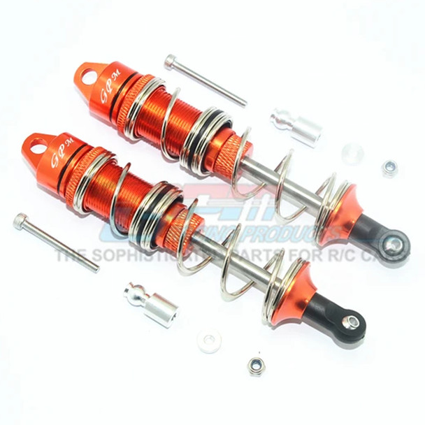 GPM Alum Front Double Section Spring Dampers 115mm Orange : Kraton / Outcast / Notorious