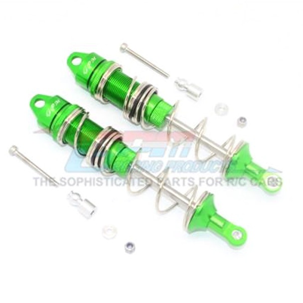 GPM Alum Rear Double Section Spring Dampers 135mm Green : Kraton / Outcast / Notorious