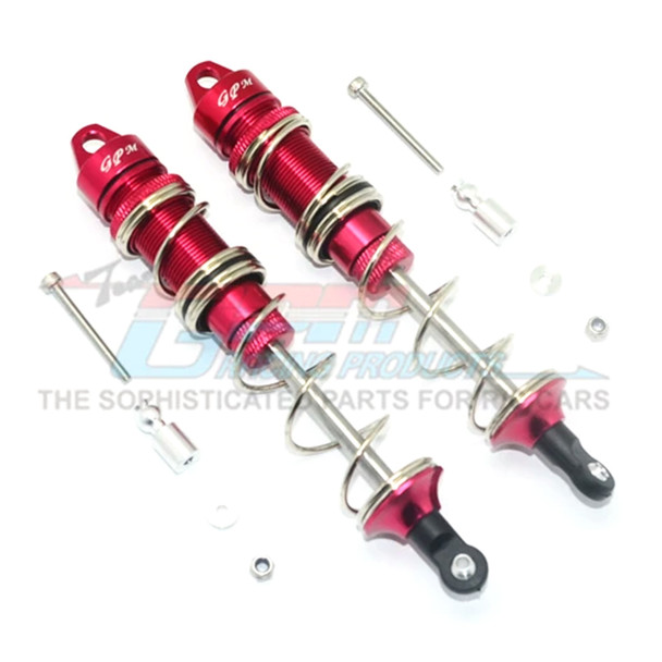 GPM Alum Rear Double Section Spring Dampers 135mm Red : Kraton/Outcast/Notorious