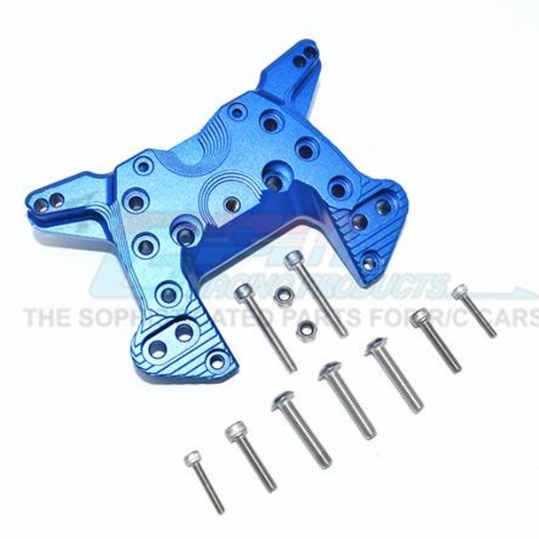 GPM Racing Aluminum Front Shock Mount Blue : 1/5 KRATON 8S BLX Monster Truck