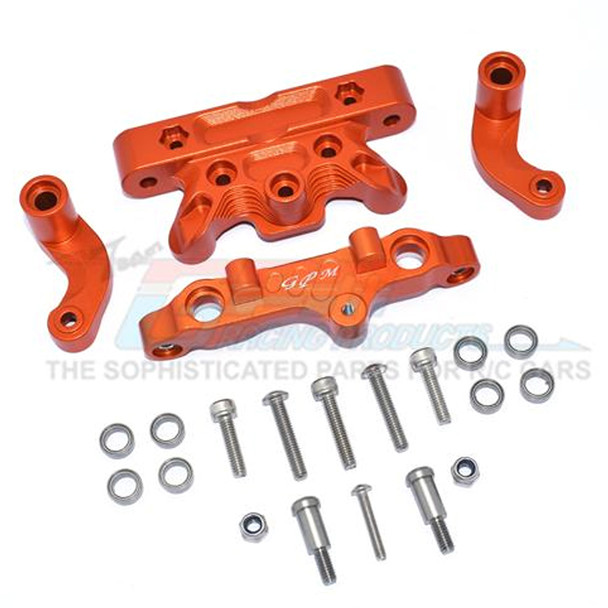 GPM Racing Aluminum Steering Assembly Orange : 1/5 KRATON 8S BLX Monster Truck