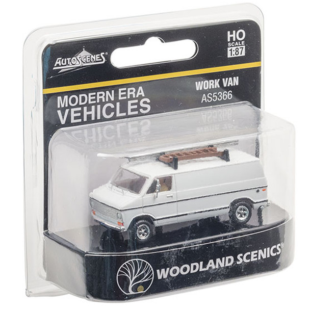 Woodland Scenics AS5366 Modern Era Vehicles Work Van HO Scale