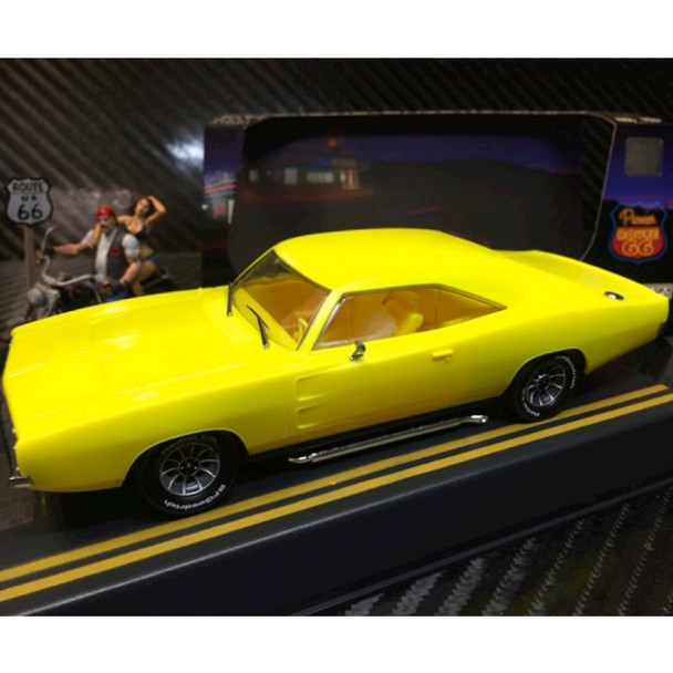 Pioneer J160217 Hemi Charger Route 66 Yellow Slot Car 1/32 Scalextric DPR