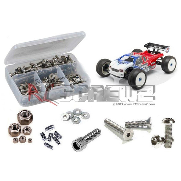 RC Screwz ASS075 Associated RC8 T3e Team Stainless Screw Kit