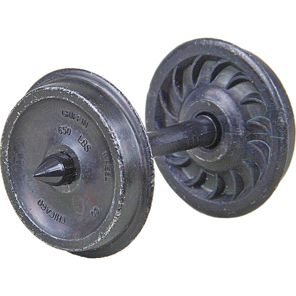 Kadee #300 24" Diameter Ribbed Back Griffin Wheels On30 Scale