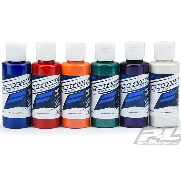Pro-Line 6323-06 RC Body Airbrush Paint All Pearl Set (6 Pack)