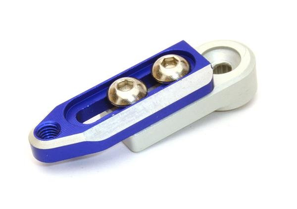 Integy Alum Adjustable Length Servo Horn 24T : Hitec Servo r=20-27mm C27144BLUE