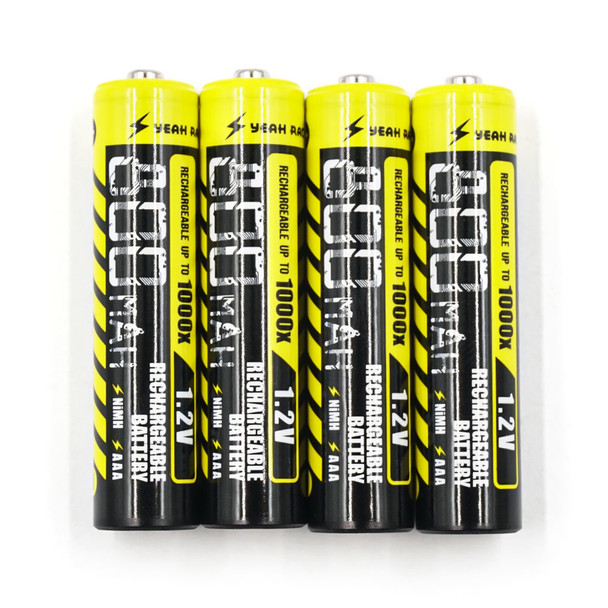 Yeah Racing YE-0032 Rechargeable High Power 800mAh AAA NiMH Battery (4Pcs) : Mini-z