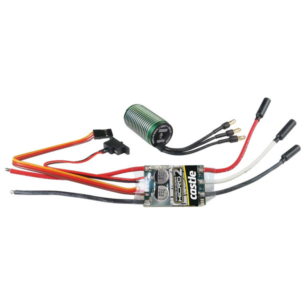 Castle Creations 1/18 Sidewinder Micro 2 ESC & 4100Kv Sensorless Brushless Motor