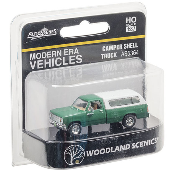 Woodland Scenics AS5364 Modern Era Vehicles Camper Shell Truck HO Scale