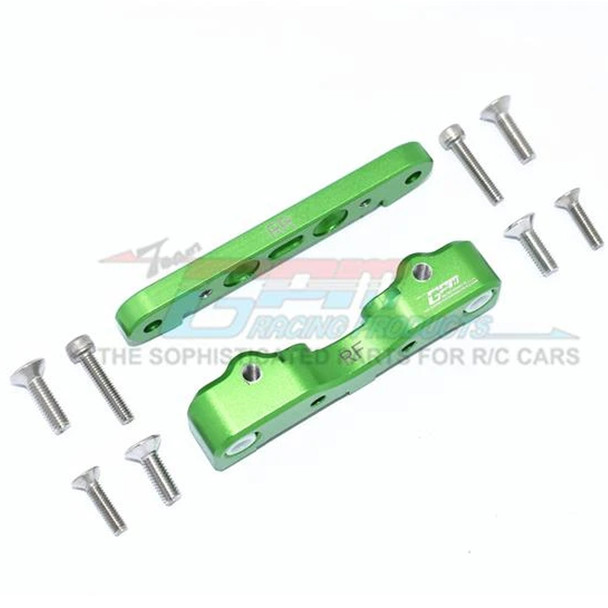 GPM Aluminum Rear Lower Suspension Mount Green : 1/5 KRATON/OUTCAST 8S BLX