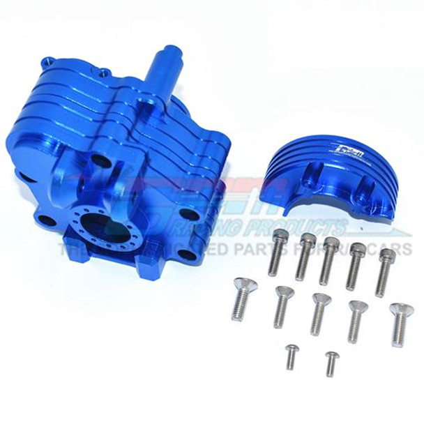 GPM Racing Aluminum Center Gearbox Blue : 1/5 KRATON 8S BLX / OUTCAST  8S BLX