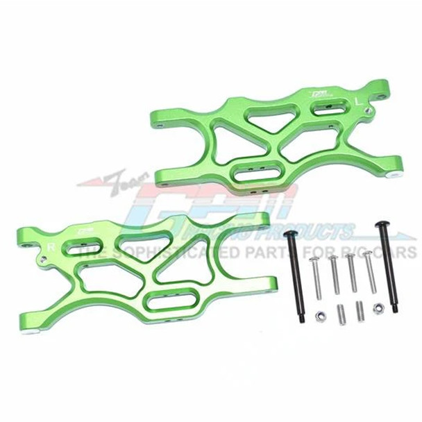 GPM Racing Aluminum Rear Lower Arms Green : 1/7 Mojave 6S BLX