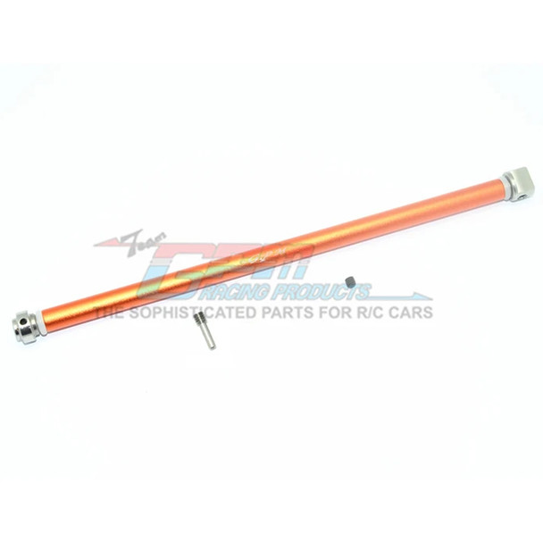 GPM Racing Stainless Steel+Aluminum Center Drive Shaft Orange : Rustler 4x4