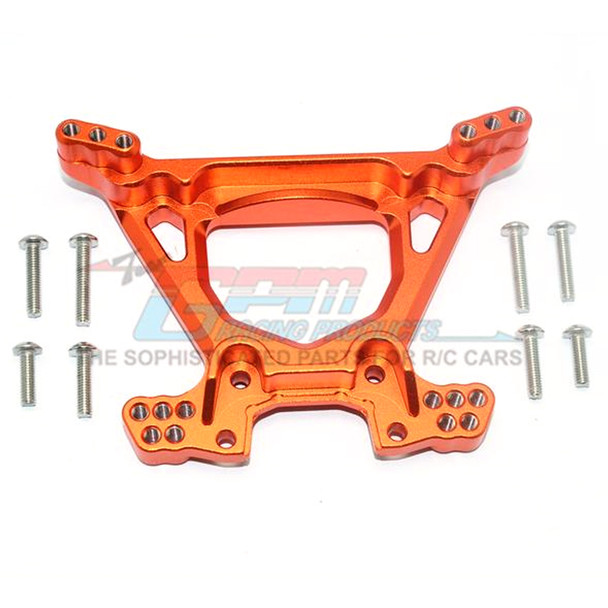 GPM Racing Aluminum Rear Shock Tower Orange : Rustler 4x4