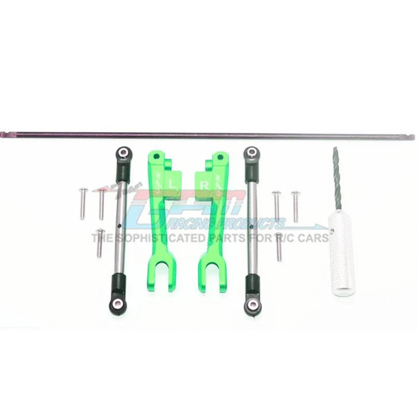 GPM Spring Steel Rear Sway Bar/Alum Sway Bar Arm/Stainless Stl Linkage Green : UDR