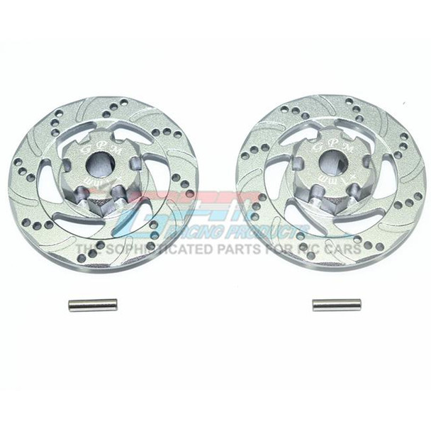 GPM Racing Aluminum +1mm Hex w/ Brake Disk Grey : Unlimited Desert Racer