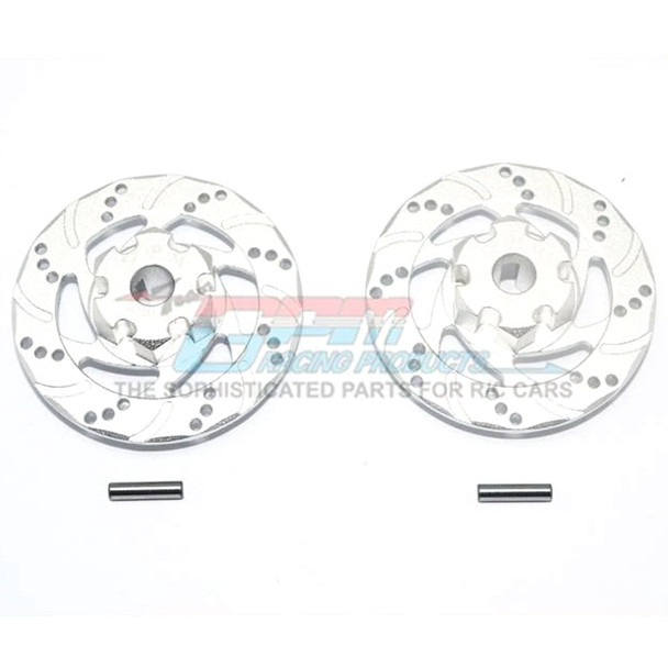 GPM Racing Aluminum +1mm Hex w/ Brake Disk Silver : Unlimited Desert Racer