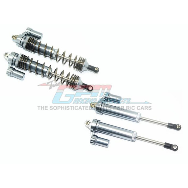 GPM Alum Front L-Shape Piggy Back Damper 135mm Grey : Unlimited Desert Racer