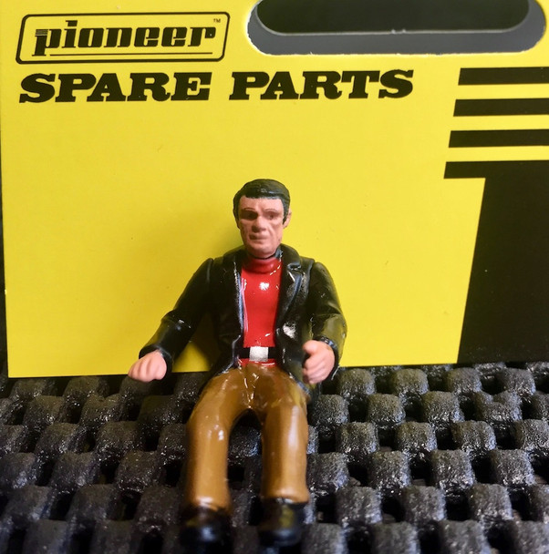 Pioneer FD201333 Painted Street Car Driver Figure 1/32 Slot Car