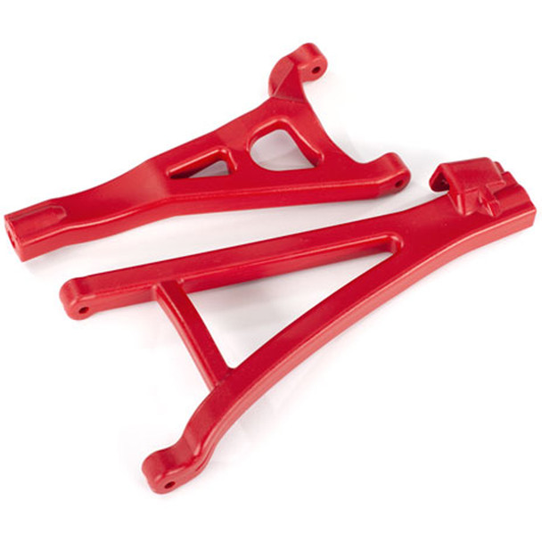 Traxxas 8632R Heavy Duty Front Suspension Arms Left Red : E-Revo VXL Brushless
