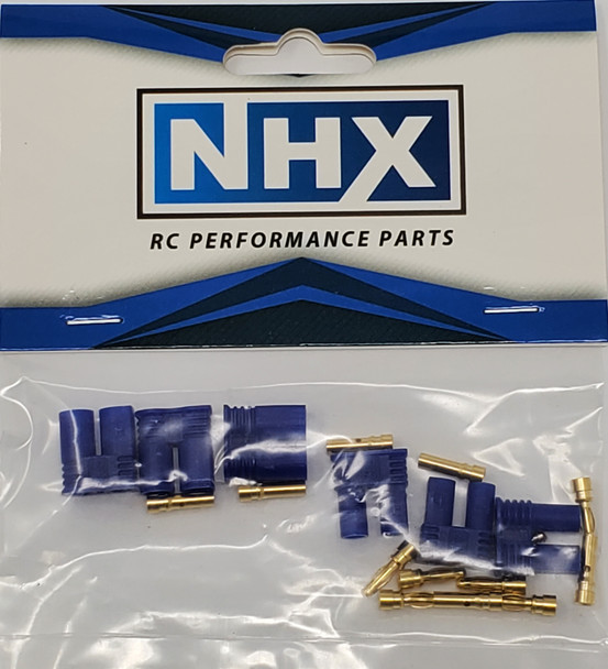 NHX EC2 2.0mm Adapter Connector Plug Male / Female 3Pairs/Bag