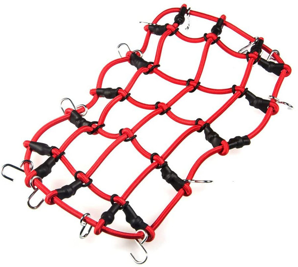 NHX 1/10 RC Rock Crawler Accessory Elastic Roof Rack Luggage Net w/ Hook : TRX-4 SCX10