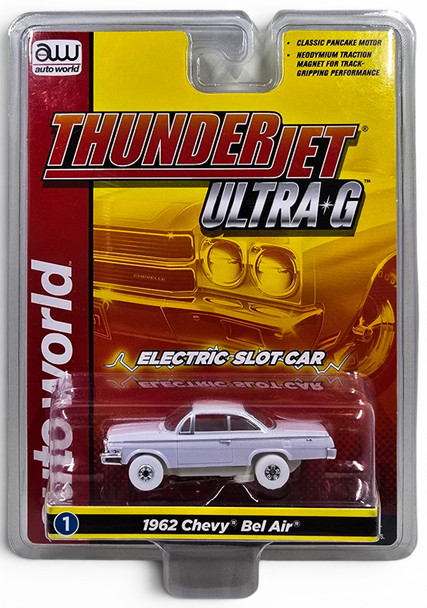 Auto World Thunderjet R32 1962 Chevrolet Bel Air iWheels HO Scale Slot Car