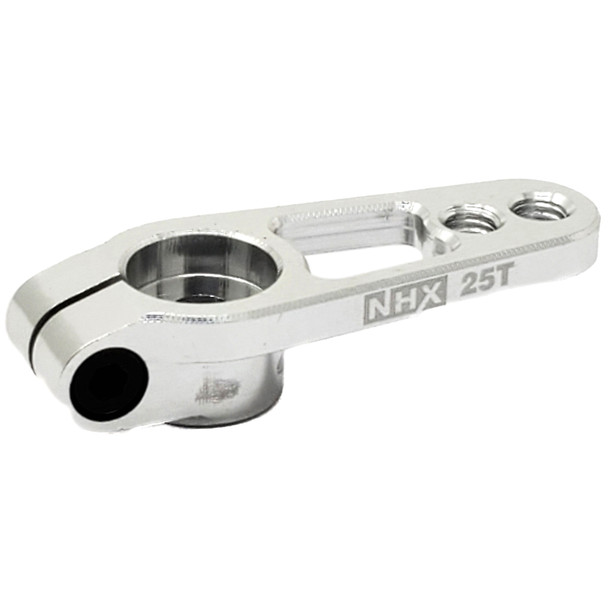 NHX 25T M3 CNC Aluminum Futaba / Savox Servo Horn Arms Silver 25T