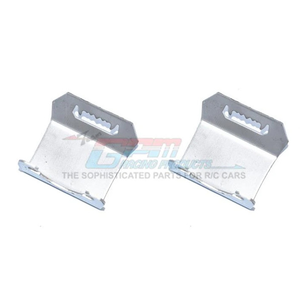 GPM Stainless Steel Front & Rear Gear Box Bottom Protector Mount : SCX10 III Jeep