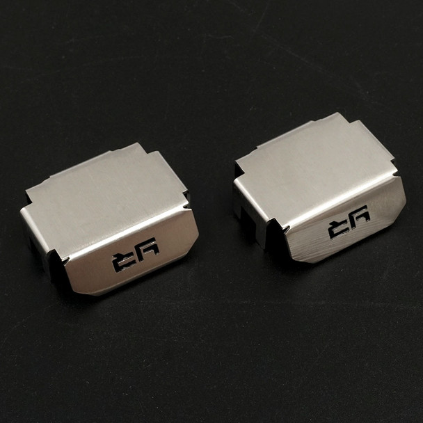 Yeah Racing AXSC-033 Stainless Steel Fr & Rr Differential Protector : SCX10 III