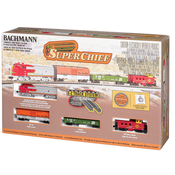 Bachmann 24021 Super Chief Train Set : N Scale